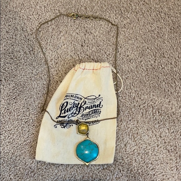 lucky brand turquoise necklace - Picture 1 of 4